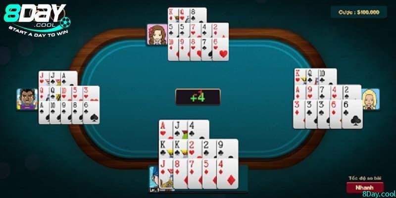 Các luật chơi Poker tại vòng cược 8day